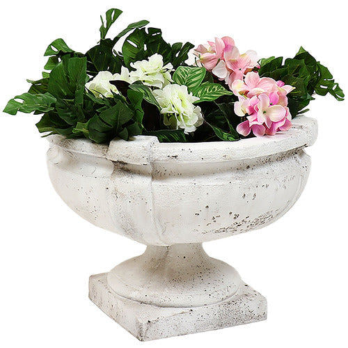 Smooth Strap Urn 15 Outdoor/Indoor Statue