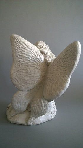 Fairy with Wings Outdoor Statue (13-Inch)