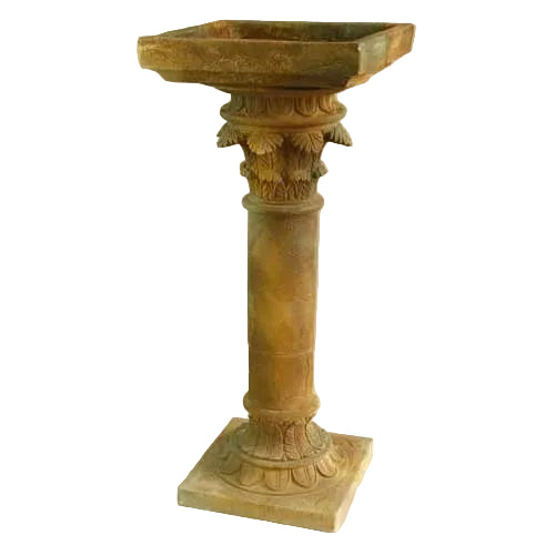 Mediterranean Column Statue (39 - Inch)