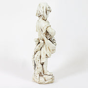 Peasant Girl Statue (16 - Inch) Side View