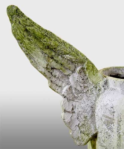 Winged Pot 26 H Outdoor/Indoor Statue