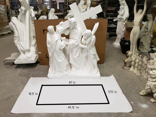 Jesus Meets His Mother Station 4 Outdoor/Indoor Statue