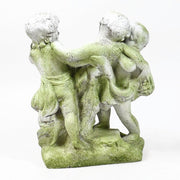 Cherub statue with children Outdoor Statue (23 - Inch) Different Angle
