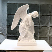 Bowing Church Angel Outdoor Statue (28 - Inch) Additional Angle