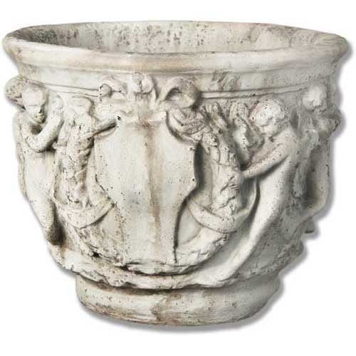 Cherub Bell Pot 14  H Outdoor/Indoor Statue