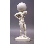 Atlas Holding Sphere Statue (15 - Inch) Side View