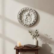 Roundel Religious Statue (29 - Inch) Side View