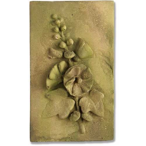 Hollyhock Garden Plaque (11.0 - Inch)