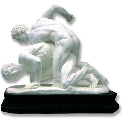 Wrestlers Sml. 4 Outdoor/Indoor Statue
