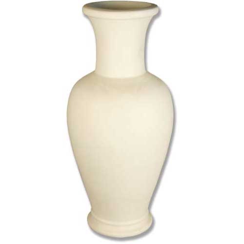 Classical Greek-style urn with a tall, flared neck and rounded body, featuring an elegant, old world European silhouette.