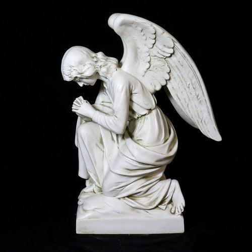Praying Church Angel Outdoor Statue (28 - Inch) Additional Angle