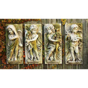 Little Boy Season Plaques Set (0.0 - Inch) Side View