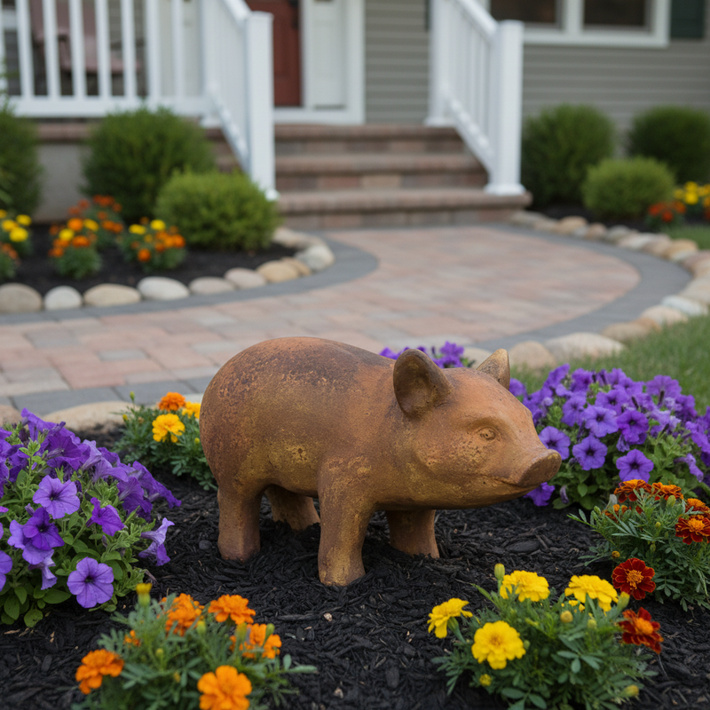 Piglet Garden Statue (12-Inch)