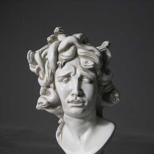 Medusa Bust Display Decor (13 - Inch) Other Angle