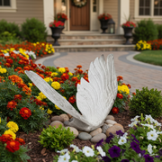 Wings Garden Statue (10 - Inch) Side Angle