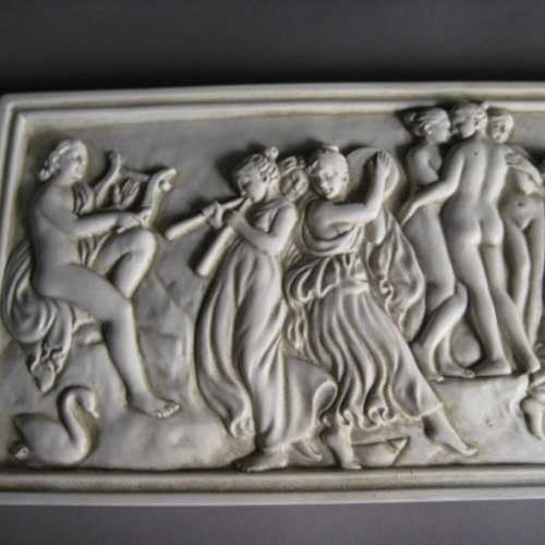 Apollo & Muse Frieze 9 W Outdoor/Indoor Statue