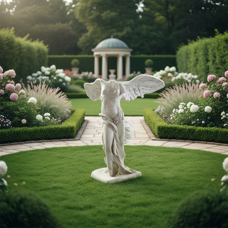 Winged Victory Giant Nike Statue (72 - Inch) Side Angle