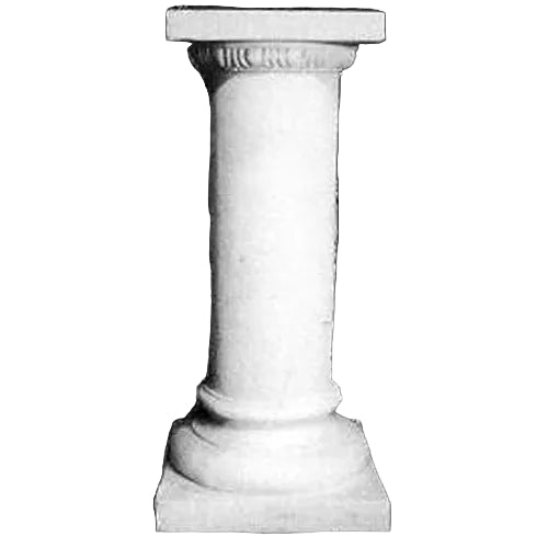 Greek Moulding Column Outdoor Statue (35-Inch)