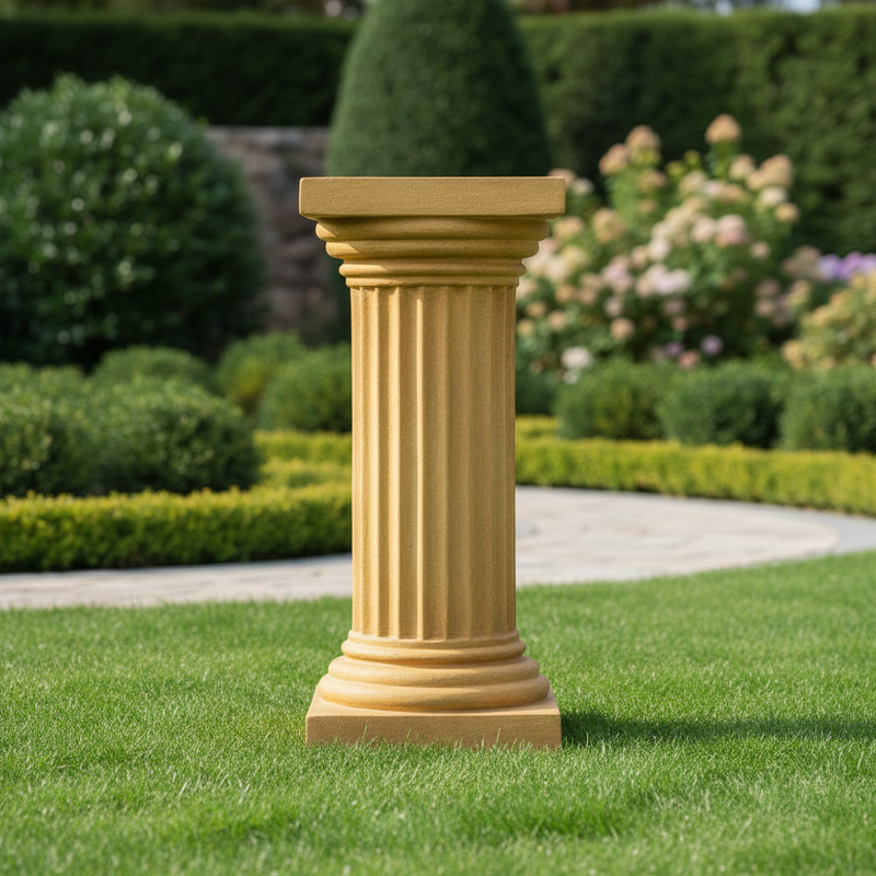 Column Squaretop Outdoor Statue (29-Inch)