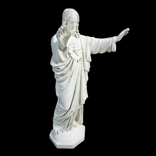 SACRED HEART (HANDS UP) 60"" Outdoor/Indoor Statue