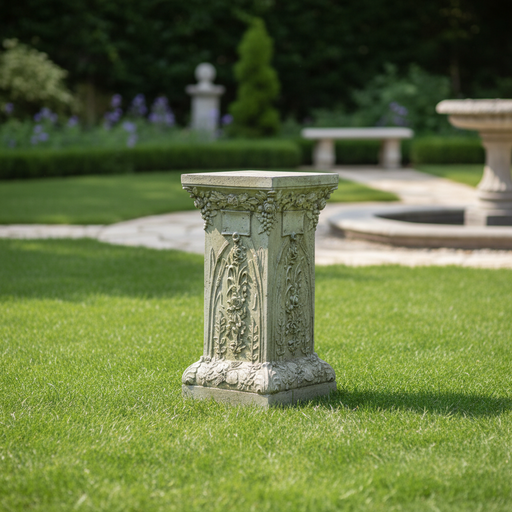 Ivy Pedestalstatue (37 - Inch) Side Angle
