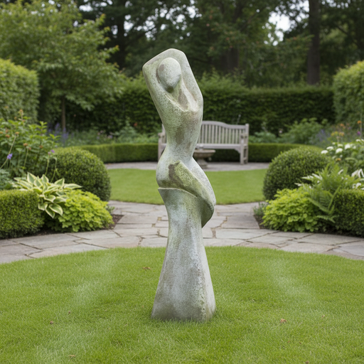 Stretching Statue (62 - Inch) Side Angle