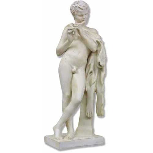 Faune Flutiste Statue (22 - Inch)