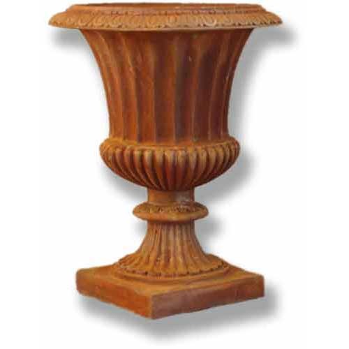 Sm.Fluted Urn 22 H  (R) Outdoor/Indoor Statue