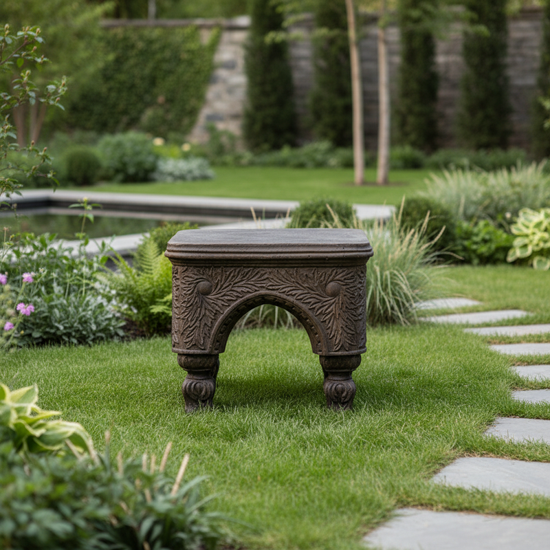 Bedford Outdoor Statue (15 - Inch) Side Angle