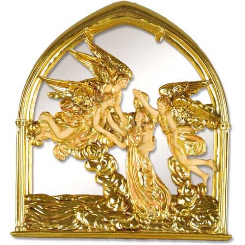 Angels Of The Sea Mirror 10 Outdoor/Indoor Statue