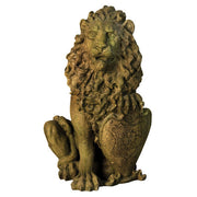 Lion Garden Statue (26 - Inch) Side View