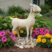 Goat Garden Statue (29 - Inch) Side Angle
