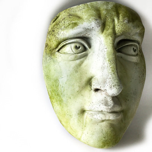 David Mask Drawing Cast Statue (19 - Inch) Side View