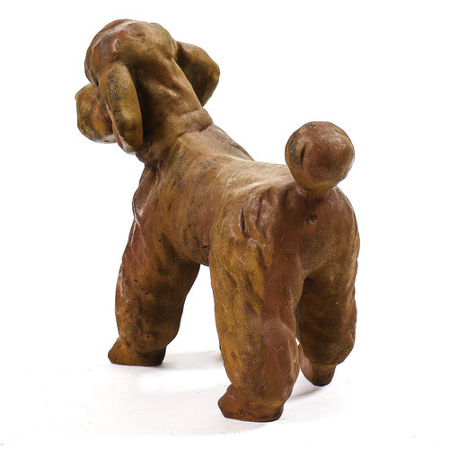 Poodle Dog Garden Statue (16-Inch)