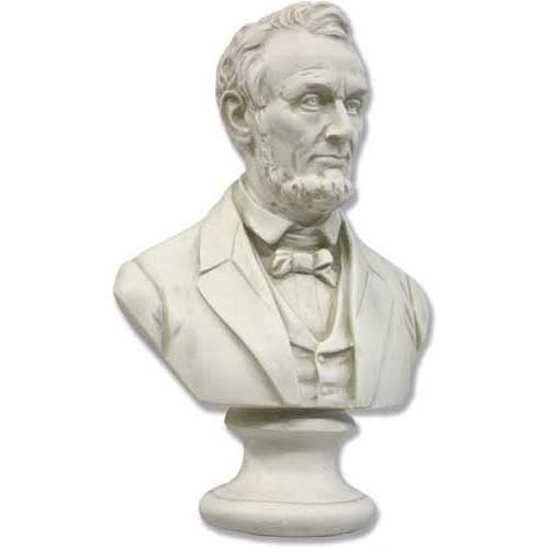 Classical bust sculpture with old world European style, featuring a bearded man in formal attire and ornate detailing.
