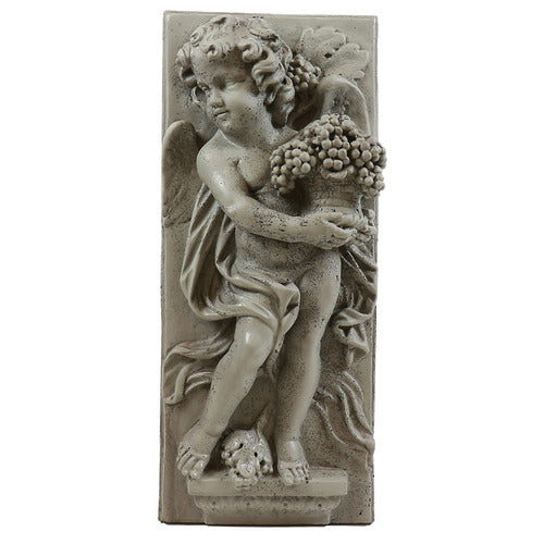 Little Boy Garden Plaque (13.0 - Inch) Side Angle View