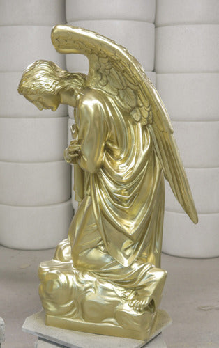 Kneeling Angel Outdoor Statue (56 - Inch) Other Angle