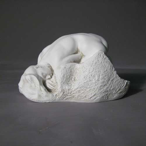 Danaide By Rodin Statue (7 - Inch) Different Angle