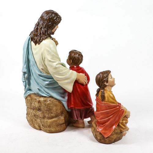 Jesus With Children 34 Outdoor/Indoor Statue