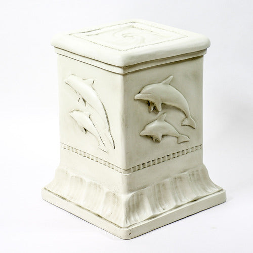 Dolphin Square Pedestal 20 Outdoor/Indoor Statue