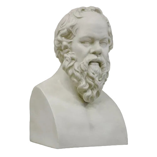 Socrates Chest Up Bust Display Decor (21 - Inch)