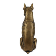 Boxer Dog Garden Statue (30 - Inch) Side View