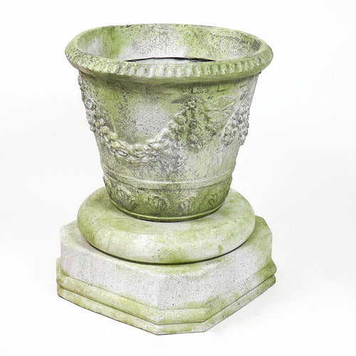 Jar Base Outdoor Statue (8.5 - Inch)