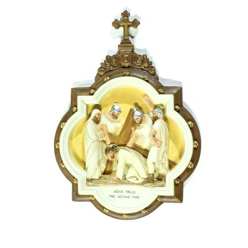 Chapel Wall Plaque Station 7 Outdoor/Indoor Statue