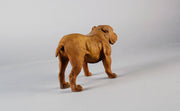 Bulldog Dog Garden Statue (5.5 - Inch) Side View
