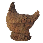 Hen Bowl Garden Statue (14 - Inch)