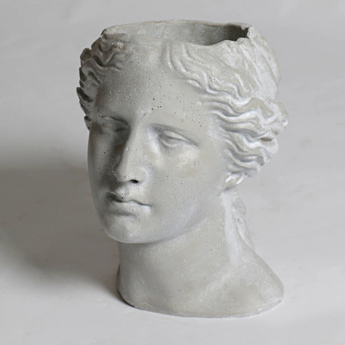 Venus Head Planter 13.5 H Outdoor/Indoor Statue