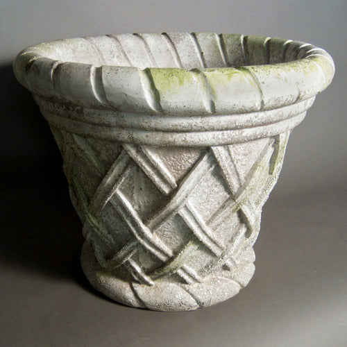 16 Basket Weave 12.5 H Outdoor/Indoor Statue