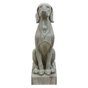 Watchful Dog Garden Statue (29 - Inch) Angled View