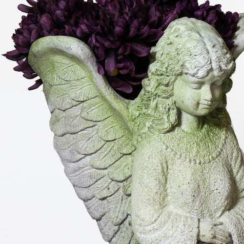 Angel Fairy Statue With Planter  (23-Inch)